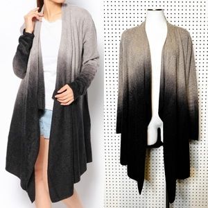 Barefoot Dreams | "Island Wrap" Bamboo Chic Lite Knit Ombre Cardigan Sz. S/M